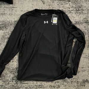 Under Armour Men's Jet Black Long Sleeve Tee